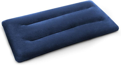 Microwave Heating Pad 6 x 12 Small Heating Pad Microwave, Microwave Bean Bag Heating Pad for Neck and Shoulders, Moist Heat Pack Pillow Warm Compress for Knee, Muscles, Joints, Wrist (Dark Blue)