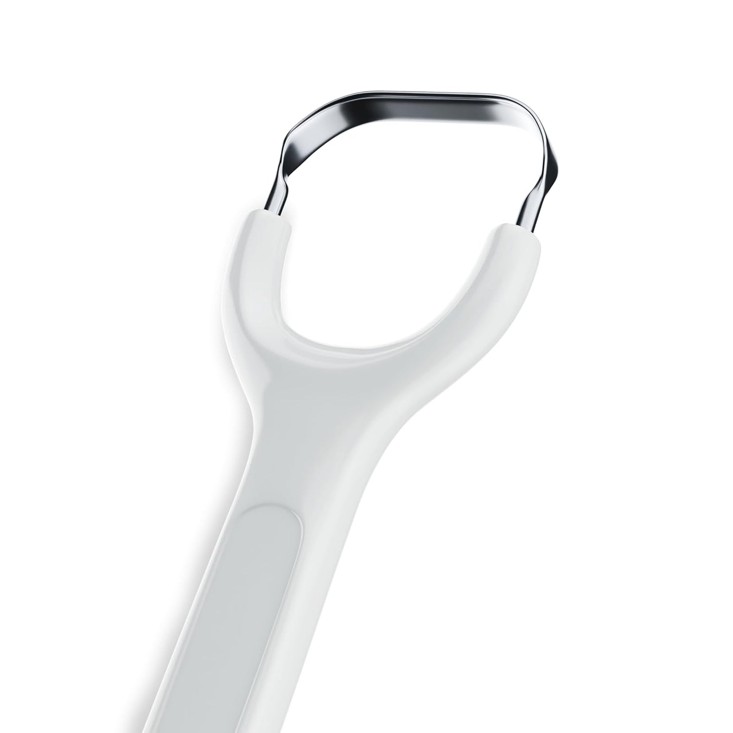 Venneir® Tongue Scraper with Travel Case, Oral Glide Pro–Bad Breath Treatment, Medical-Grade Stainless Steel– for Adults & Kids. 100% Rustproof, Sleek & Effective Design (Slate White)