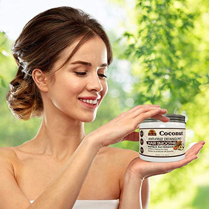 Okay coconut anti frizz detangling
