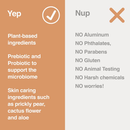 Hume Supernatural Aluminum Free Deodorant for Women & Men - Safe for Sensitive Skin - Probiotic, Plant-Based, Baking Soda Free, Aloe, & Cactus Flower, Anti Sweat, Stain & Odor - Amber Woods, 1-Pack
