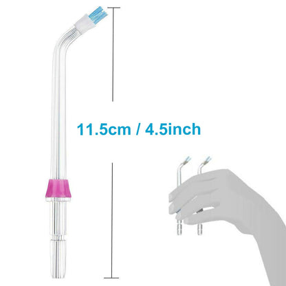 Flosser Replacement Tips Compatible with Waterpik Water Flosser, Reach Flosser Refill Heads Replacement Heads, Compatible with Waterpik Oral Irrigator & Dental Flosser (Plaque Tips)