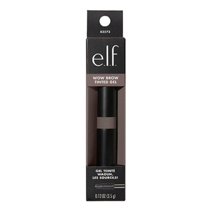 e.l.f. Wow Brow Gel, Volumizing, Buildable, Wax-Gel Hybrid, Creates Full, Voluminous-Looking Brows, Locks Brow Hairs In Place, Neutral Brown