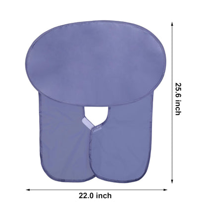 Foldable Multi-Purpose Shaving Bib, Beard Apron for Men's Gifts (Grey)