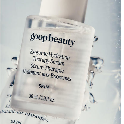 goop Beauty Exosome Hydration Therapy Serum | Hydrating Serum for Plump, Radiant, & Smooth Skin | Cica Leaf Exosomes, Red Sea Moss, & Polyglutamic Acid | 1.0 fl oz