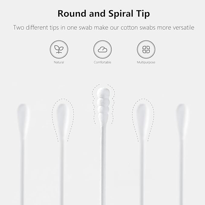 2000pcs tiny cotton buds, with