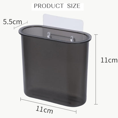 2 Packs Wall Mounted Toothbrush Holder, Self Adhesive Tooth Brush Holder for Bathroom Electric Toothbrush Toothpaste Razor Bathroom Accessories(Black)