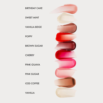 Summer Fridays Tinted Lip Butter Balm - Conditioning Vegan Lip Balm for Instant Moisture, Shine & Hydration - Sheer-Tinted, Soothing Skincare - Cherry (.5 Oz)