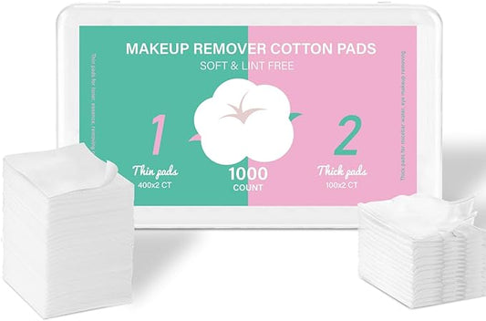 Square makeup cotton pads,facial lips