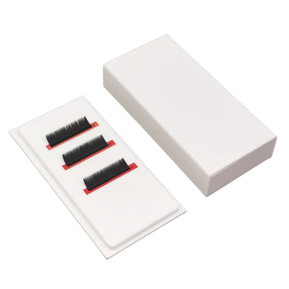 Eyelash Grafting Pallet with Cover, Dust-proof Acrylic Lash Tile holder, Eyelash Extensions Storage Gasket Pads for Beauty Artist Salon Beginners (Pure White)