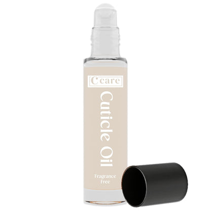 C CARE Fragrance Free Roll-On Cuticle Oil | Natural Revitalizing Hydrating Nail Oil | Repaires Cuticles Overnight | For Damaged Skin And Thin Nails | Paraben Cruelty Free Formula | 10ml