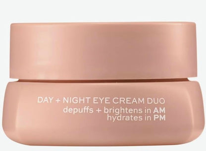Skincare Day + Night Face Cream Duo - AM Day Cream With Vitamin C + Caffeine To Depuff Under Eyes + Brighten Skin - PM Night Cream With Ceramides + Ginger Root Extract For Anti Aging Deep Moisture