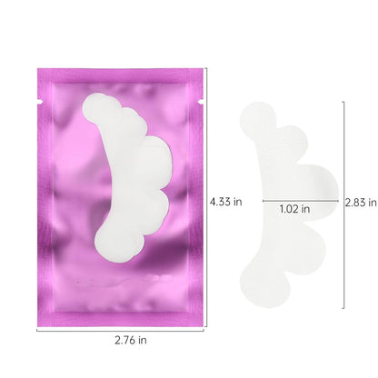 100 Pair Cloud Shape Eye Under Gel Pads Eyelash Extensions Patches,Lash Extension Lint Free Under Hydrogel Eye Mask Pads Beauty Tools (Purple)