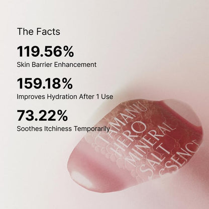 PINKWONDER Tamanu Hero Mineral Salt Essence Toner | All-in-One Blemish Solution | Instant Cooling & Redness Relief | Tamanu Oil & 70+ Minerals for Skin Balance (150ml / 5.07 fl. oz.)