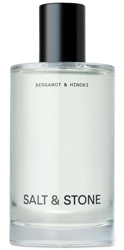 Salt & Stone Body Mist, Bergamot & Hinoki Scent, Skincare Infused Perfume Hair & Body Spray for Women and Men, Hydrating Fragrance with Glycerin and Red Algae, Vegan, Cruelty Free, 3.4 fl oz