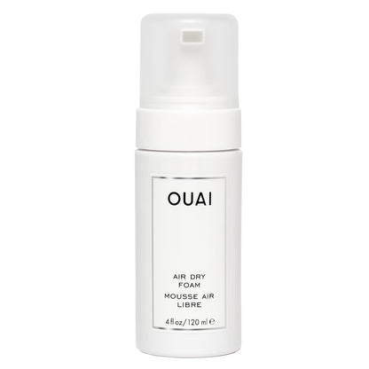OUAI Air Dry Foam - Hair Mousse for Curly Hair & Beach Waves - Conditioning & Detangling With Kale and Carrot Extract - Paraben, Phthalate and Sulfate Free (4 Oz)