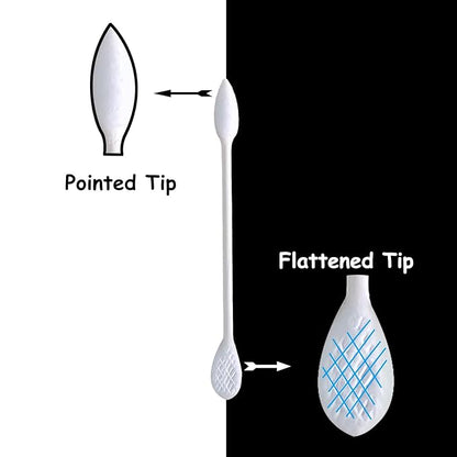 375pcs precision cotton swabs, double-ended