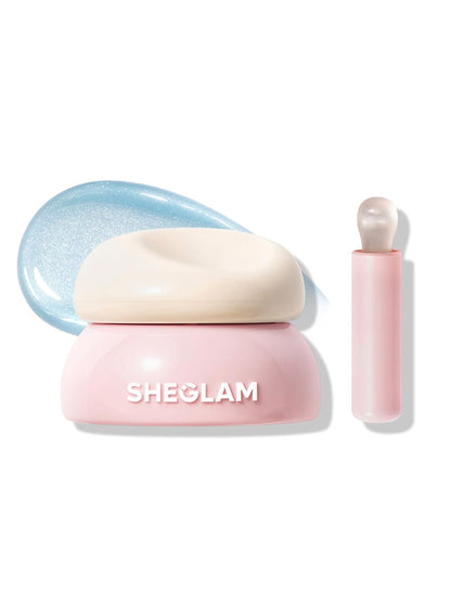 SHEGLAM Hydra Jelly Pocket Lip Jam Hydrating Nourishing Lip Gloss Moisturizing Lip Makeup-Sugar Swirl