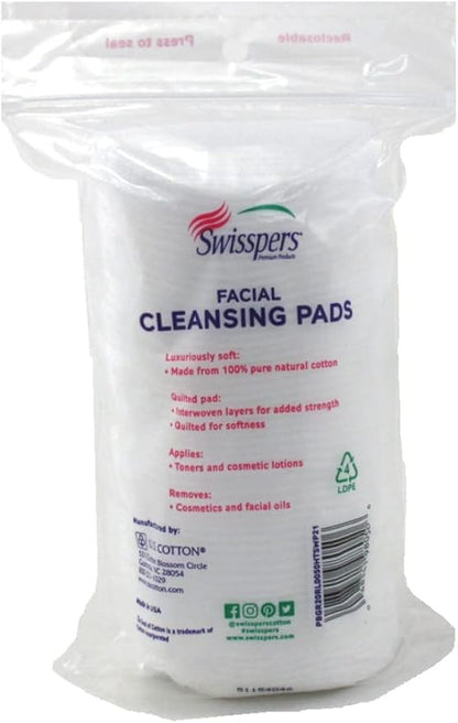 Swisspers facial cleansing pads 50