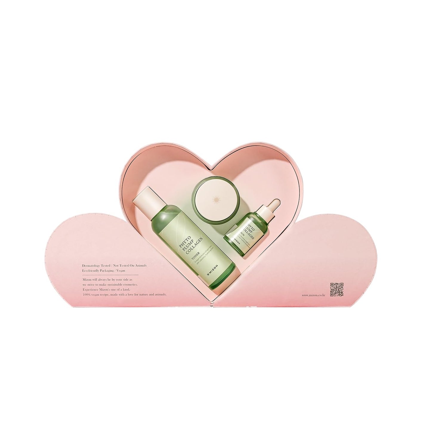 MIZON Special Edition Gift Set - Phyto Collagen Line Toner (5.07oz) + Serum (1.01oz)+ Day Cream (1.69oz) Vegan Collagen, Skincare Set, Vegan Kit