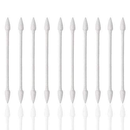 Precision tip cotton swabs/double pointed