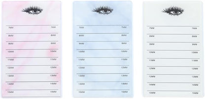 10 Layers Acrylic Eyelash Storage Box, Makeup Eyelashes Extension Close-Packed Display with 10 Pallets, Grafting False Eyelashes Glue Pallet Holder Display Organizer (White)