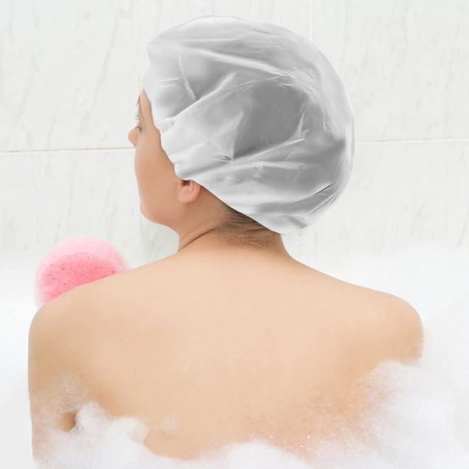 6 pcs shower caps, waterproof