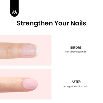 Beetles Pink Base Gel Nail Polish 1 Pcs 15ml: Nude Pink 3 in 1 Pastel Builder Jelly French Tip Base Color Gel Polish Strengthener Soak Off Nail Art