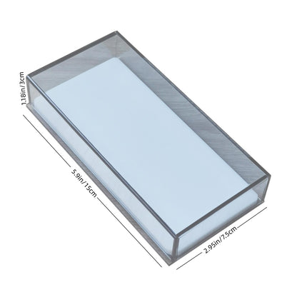Eyelash Grafting Pallet with Cover, Dust-proof Acrylic Lash Tile holder, Eyelash Extensions Storage Gasket Pads (Grey)
