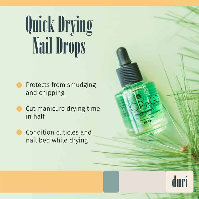 duri Rejuvacote 1 Nail Growth System and duri Drop'n Go Polish Drying Drops Combo