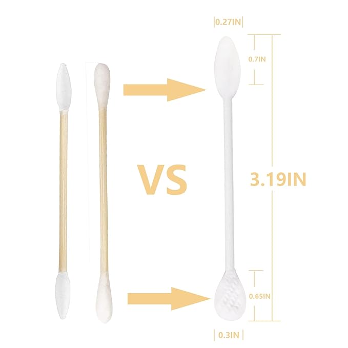 Paper stick thick cotton swabs