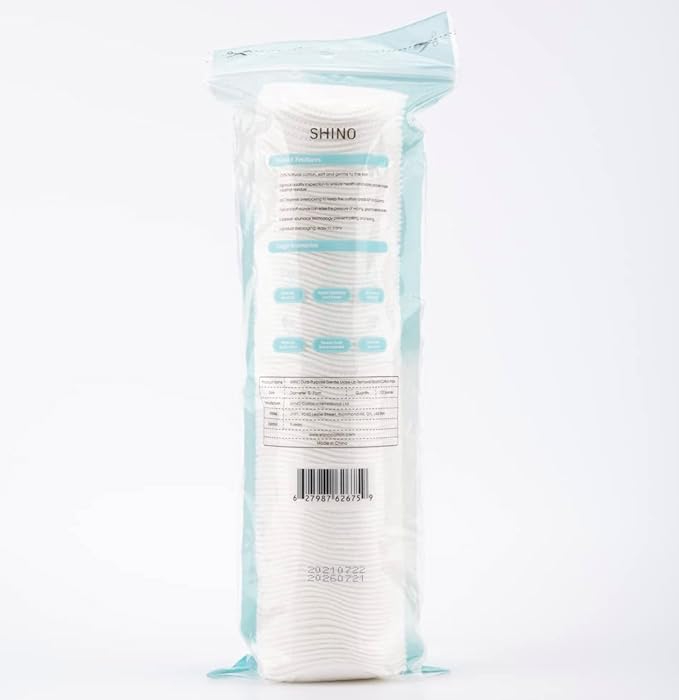 Shino round cotton makeup remover