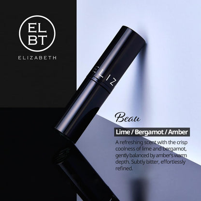 ELBT Solid Perfume Stick ㅣ Long Lasting Vegan Balm Fragrance for Women & Men ㅣ Portable Alcohol-Free Scent ㅣ Beau - Lime, Bergamot & Amber