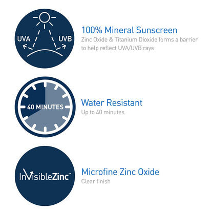 CeraVe Mineral Sunscreen Stick SPF 50, Broad Spectrum SPF + Hyaluronic Acid + Ceramides, Titanium Dioxide & Zinc Oxide, 100% Mineral Face Sunscreen Stick, Fragrance Free & Oil Free
