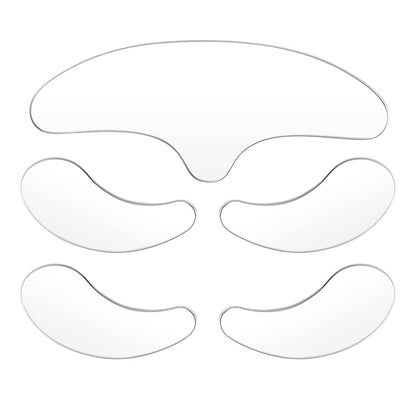 Reusable anti-wrinkle patches, reusable silicone