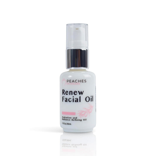 Face Oil for Women – Restorative Blend with Grape Seed, Olive & Bergamot – Age-defying Skin Care for Radiant, Firm Look – Renew Facial Oil (1 oz)