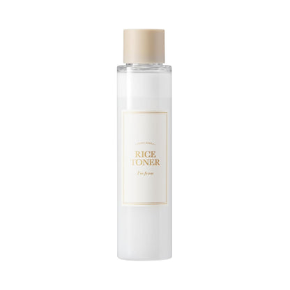 I'm from Rice Toner for Sensitive Skin, Rice Extract from Korea, Glow Essence with Niacinamide, Hydrating, Vegan, Alcohol Free, Fragrance Free, Peta Approved, K Beauty Toner, 5.07 Fl Oz