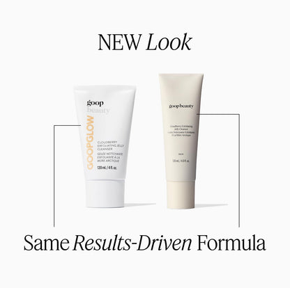 goop Beauty Exfoliating Jelly Cleanser | Face Wash to Clean & Smooth Skin | Squalane, Kakadu Plum, & Vitamin C | Moisturizes & Soothes Skin | Paraben & Silicone Free | 4 fl oz