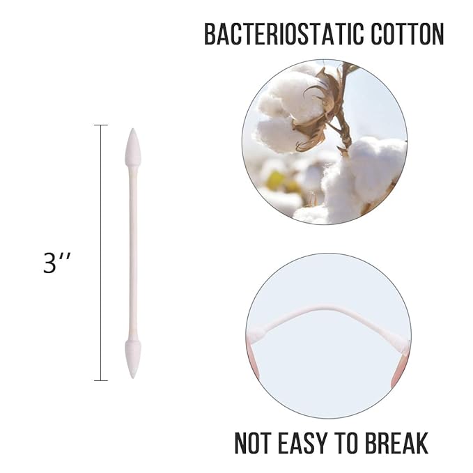 Pointed tip cotton swabs 800