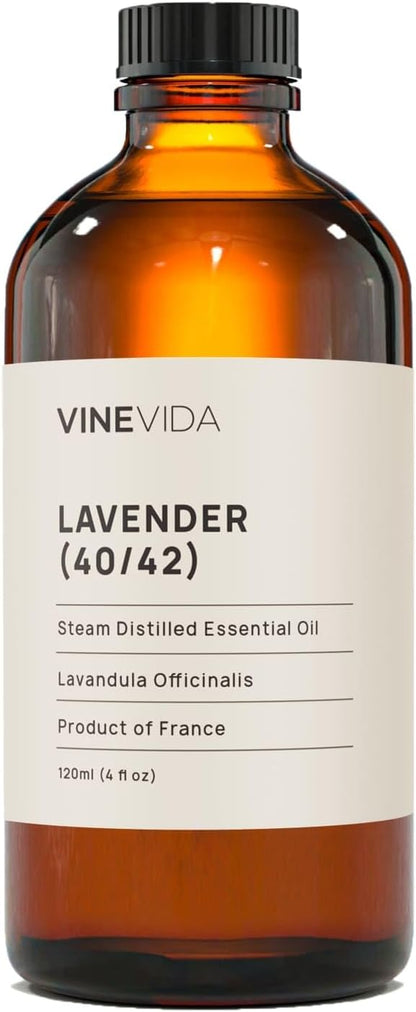 VINEVIDA Lavender 40/42 Undiluted Essential Oil 4 oz