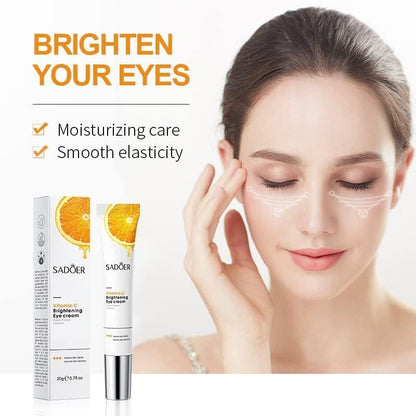 Magic Eye Cream for Dark Circles Puffiness Wrinkles Fine Lines and Bags Under Eyes, Quick Results Vitamin C Skin Renewing Anti Aging Eye Cream for Men Women All Skin Types (0.8 Oz)