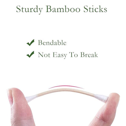 Bamboo cotton swabs 400 count