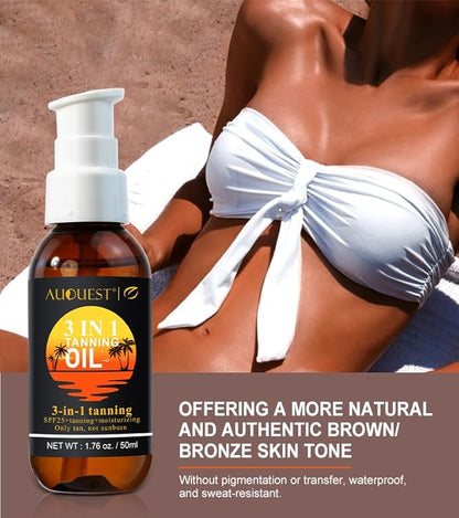 3-in-1 Tanning Oil,Summer Beach Tanning