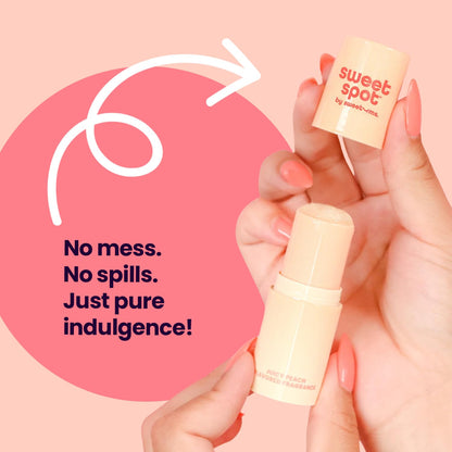 SweetSpot Flavored Solid Perfume Stick, Portable Travel Perfumes for Women, Long Lasting Fragrances, Non Sticky Formula, Natural Ingredients, Fragrance Stick (Watermelon)