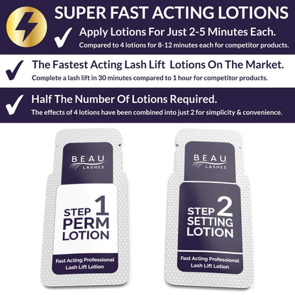 Lash Lift Kit For Professionals - For Perming, Curling and Lifting Eyelashes | Semi Permanent Salon Grade Supplies For Beauty Treatments | Includes Eye Shields, Pads and Accessories