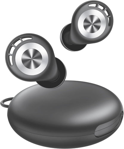 Ear Plugs for Sleeping Noise Cancelling 50dB Concert Earplugs for Noise Reduction Reusable Soft Silicone Ear Plugs for Snoring Shooting Motorcycle Airplanes Musicians with 7 Eartips Case Dark Gray