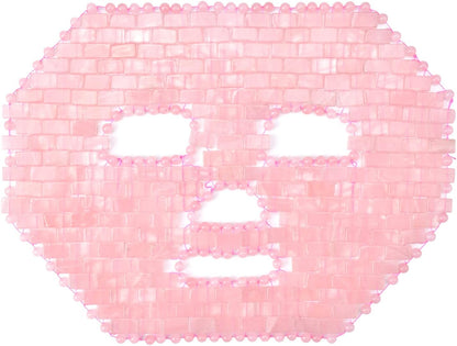 Rose Quartz Mask｜100% All Natural Jade Face Mask｜Diminish Puffiness｜Soothe Eye Fatigue｜Dark Circles Face Caring