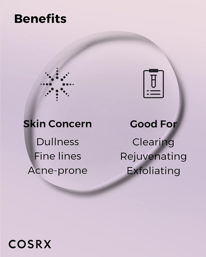 COSRX 7% Glycolic Acid Whitehead Removing Power Liquid, 3.38 fl.oz, AHA Exfoliant, Exfoliating Toner for Face & Body, Pore Minimizer, Korean Skin Care