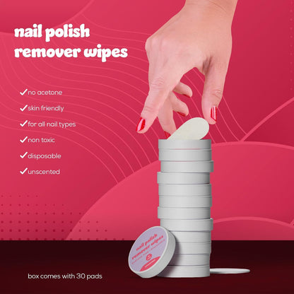 Biopure Nail Polish Remover Wipes Acetone-Free & Non-Toxic – Quick & Easy Nail Polish Removal, Travel-Friendly Disposable Pads w/Sealable Jar (720 Count, Unscented) Bulk Pack
