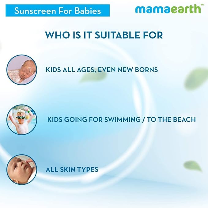 Mamaearth Mineral Based Baby Sunscreen | Gentle