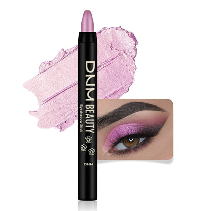 evpct Violet Pink Shimmer Cream Eye Shadow Brightener Sticks Set for Eyes, Violet Pink Shimmery Matte Pencil Eye shadow Applicator Stick Pen Palette Makeup Waterproof sombras en crema para ojos 07#